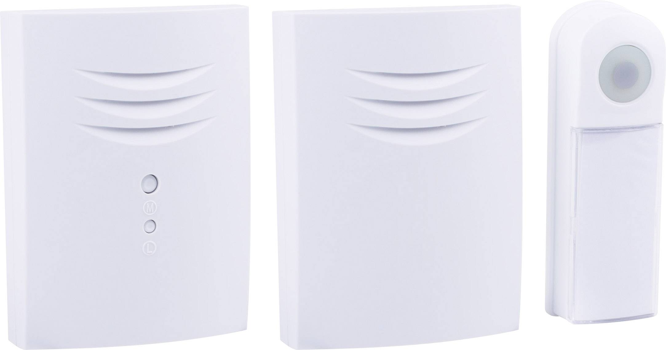 Byron B431e Wireless Door Bell Complete Set Backlit With