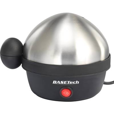 Image of Basetech BTEK07 Egg boiler Stainless steel, Black