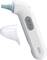 Digital ear thermometer with display showing 37.0°C. Includes removable protective cap. Suitable for quick temperature measurement.
