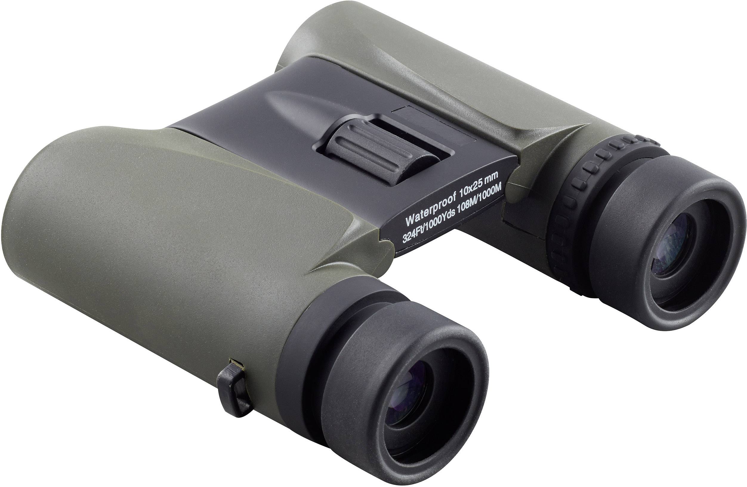 Renkforce Binoculars 10x25 Binocular 10 x 25 mm Amici roof prism Black