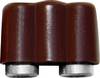 BELI-BECO 61/17br Mini jack socket Connector, straight Pin diameter: 2.6 mm Brown 1 pc(s)
