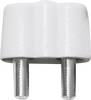 BELI-BECO 61/15ws Mini jack plug Plug, straight Pin diameter: 2.6 mm White 1 pc(s)