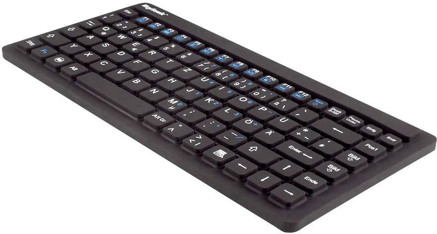 Keysonic KSK-3230IN (DE) USB Keyboard German, QWERTZ Black Splashproof-2