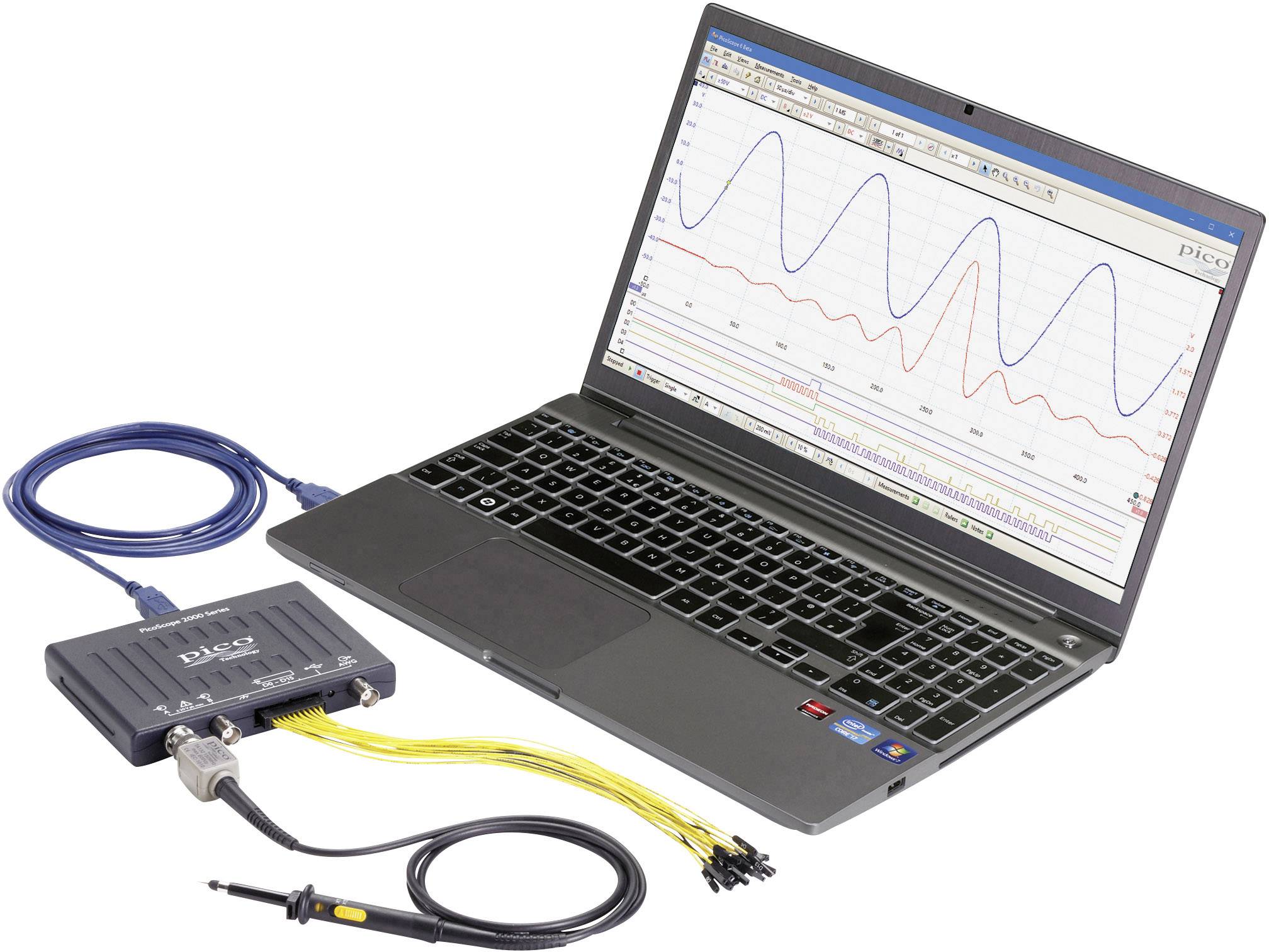 Pico B Usb Oscilloscope Mhz Channel Msa S Mpts Bit