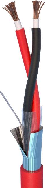 ELAN 282101R Fire alarm cable LSZH 2 x 1 mm² Red Sold per metre