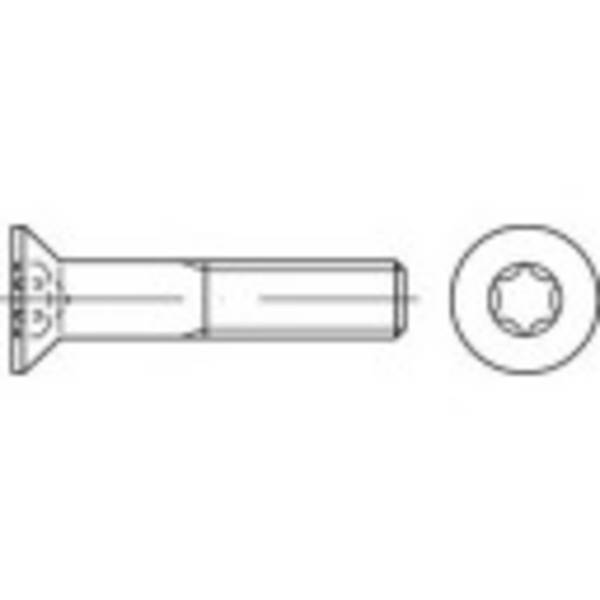 TOOLCRAFT 149205 Countersunk screws M6 16 mm Hex socket (Allen) Steel zinc galvanized 500 pc(s)