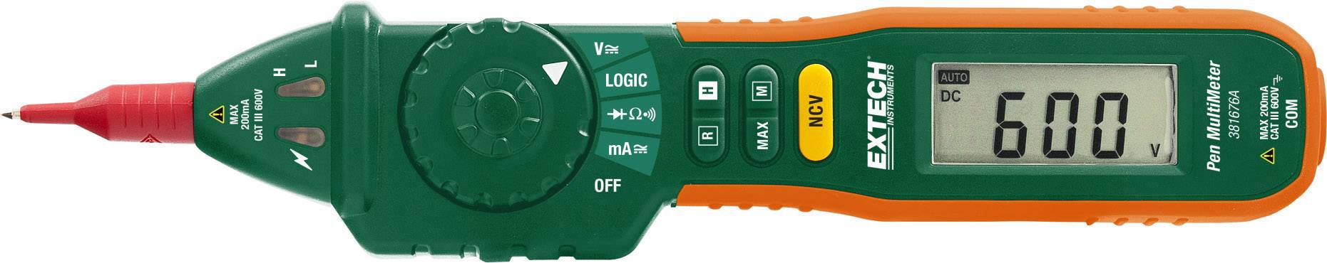 Extech 381676A Handheld multimeter Digital CAT III 600 V Display (counts): 2000