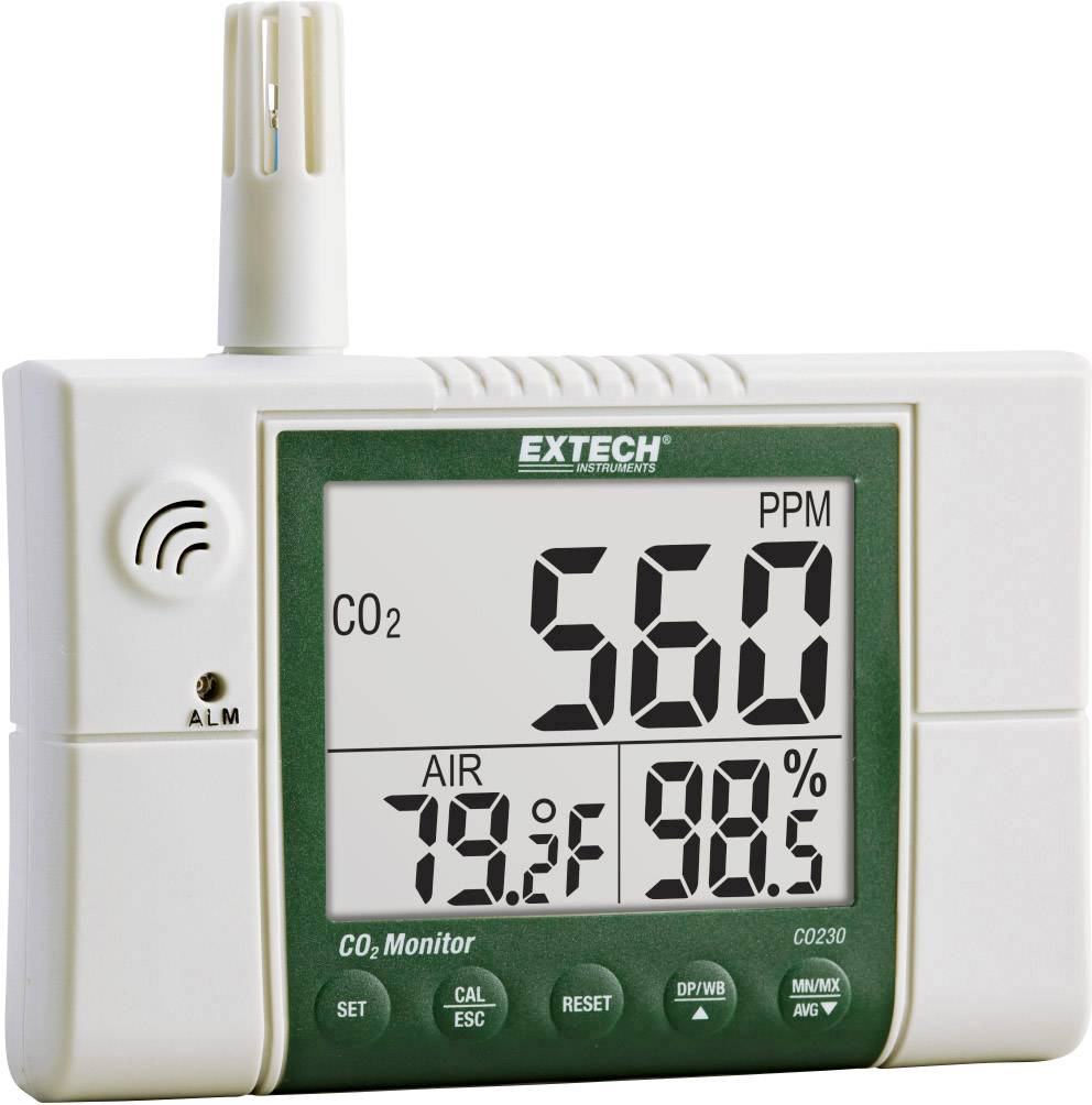 Extech CO230 Carbon dioxide detector 0 2000 ppm
