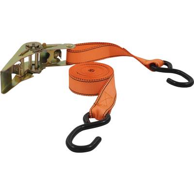 Petex 43192735 Double strap Low lashing capacity (single/direct)=350 daN (L x W) 5 m x 25 mm Ratchet EN 12195  