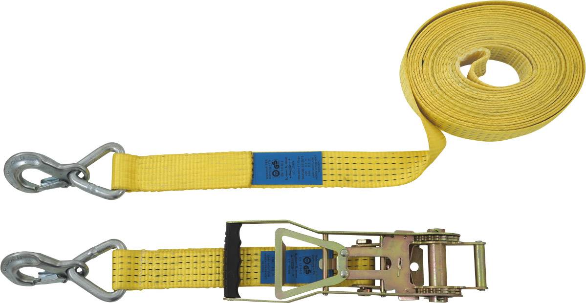 Petex 43193119 Double strap Low lashing capacity (single/direct)=2500 daN (L x W) 10 m x 50 mm Long-handle ratchet EN 12195