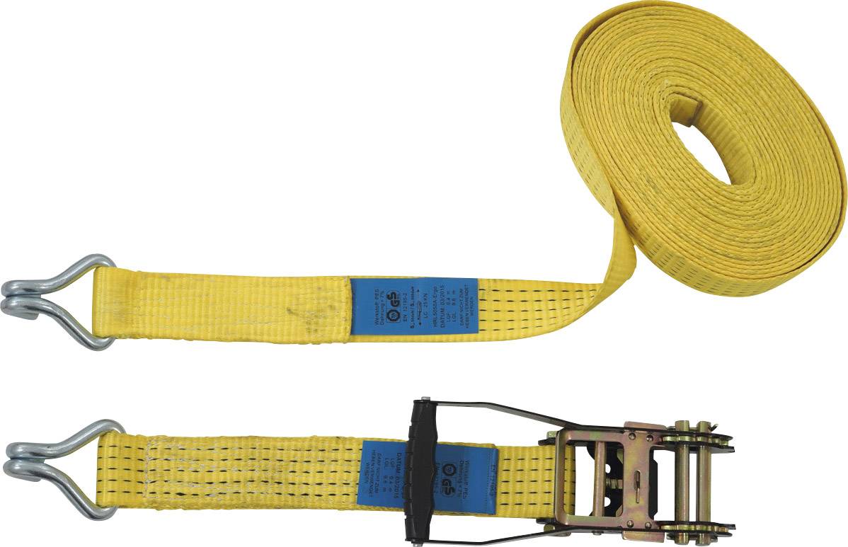 Petex 43192919 Double strap Low lashing capacity (single/direct)=2500 daN (L x W) 10 m x 50 mm Ratchet EN 12195