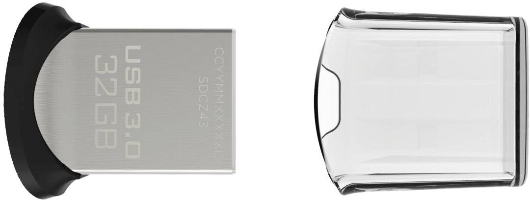 SanDisk Cruzer Ultra Fit™ USB stick 32 GB Black SDCZ43-032G-GAM46 USB A (USB 3.2 1st gen)-1