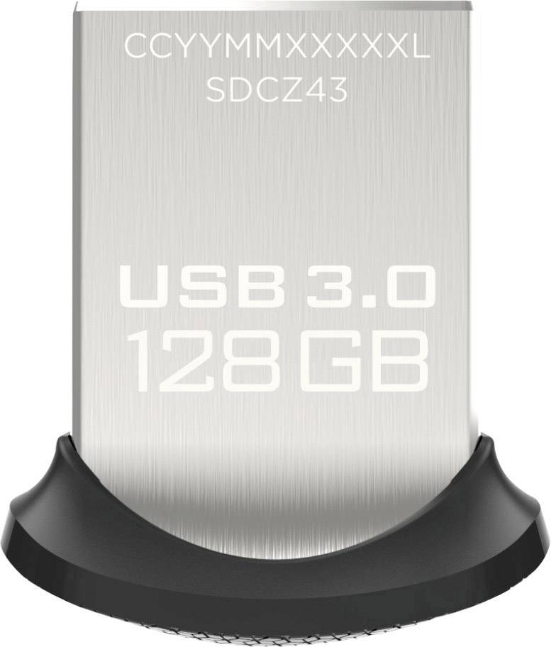 SanDisk Cruzer Ultra Fit™ USB stick 128 GB Black SDCZ43-128G-GAM46 USB A (USB 3.2 1st gen)-3