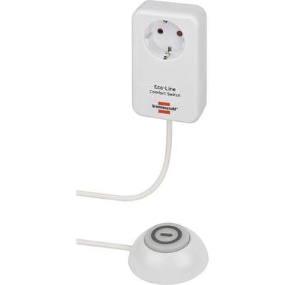 Brennenstuhl 1508220 In-line socket with switch + separate switch   White