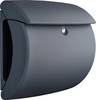 Burg Wächter 35650 PEARL 886 Letterbox Plastic Granite grey (matt) Key