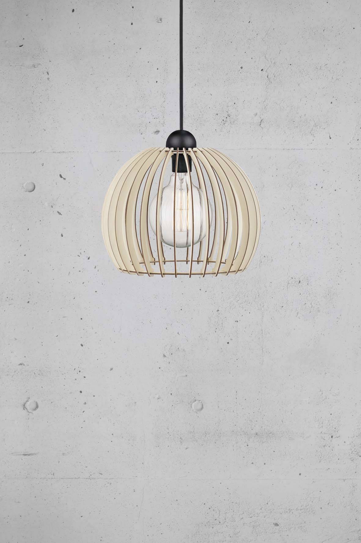 Nordlux Chino 30 84833014 Pendant light E-27 60 W Wood