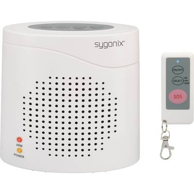 Sygonix Electronic watchdog DD01  White  incl. remote control 120 dB 