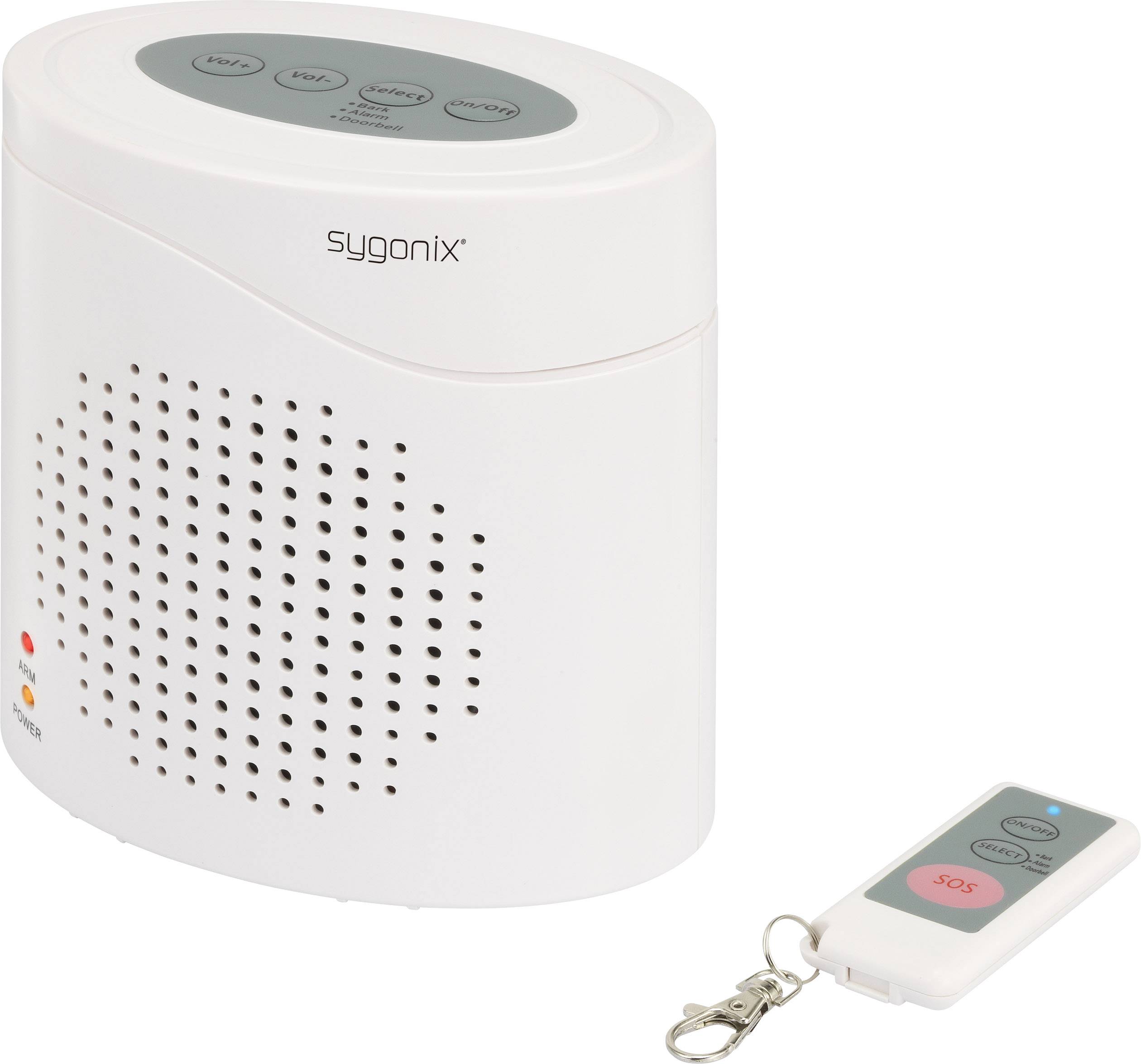 Sygonix Electronic watchdog DD01 White incl. remote control 120 dB-1