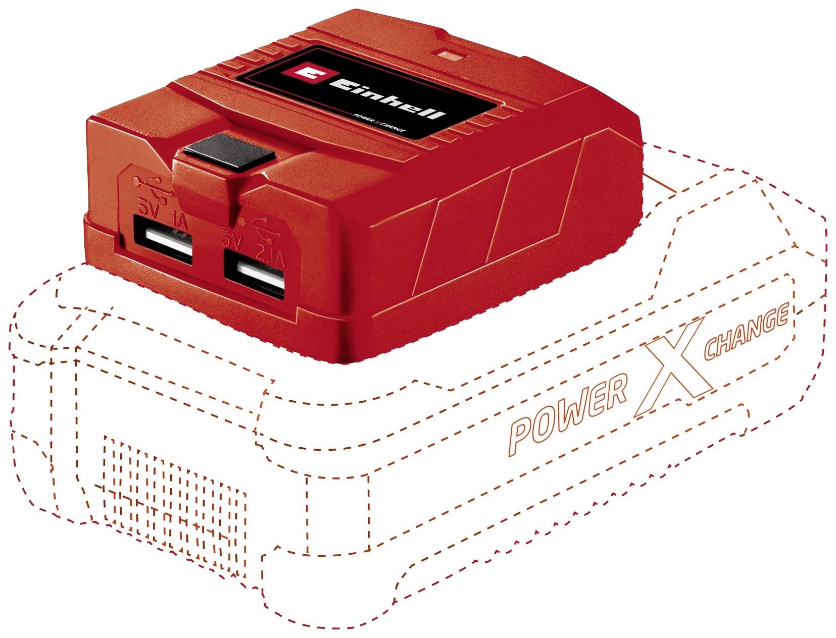 Einhell TC-CP 18 Li USB-Solo 4514120 Battery adapter