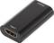 Black HDMI adapter with two ports: 'Input' on the front and 'Output' on the top.