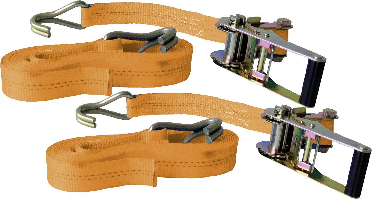 Kunzer ZG 6 10 RH DOPPELPACK Double strap Low lashing capacity (single/direct)=1000 daN (L x W) 6 m x 35 mm Ratchet