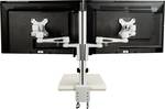 SpeaKa Professional Dual Monitor Desk Mount with C-clamp
