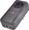 Black powerline adapter socket with Ethernet port, 'renkforce' logo. Enables network connection via the electrical mains.
