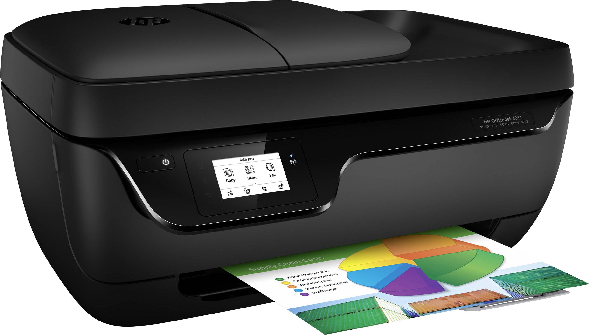 Hp Officejet 3831 All In One Colour Inkjet Multifunction