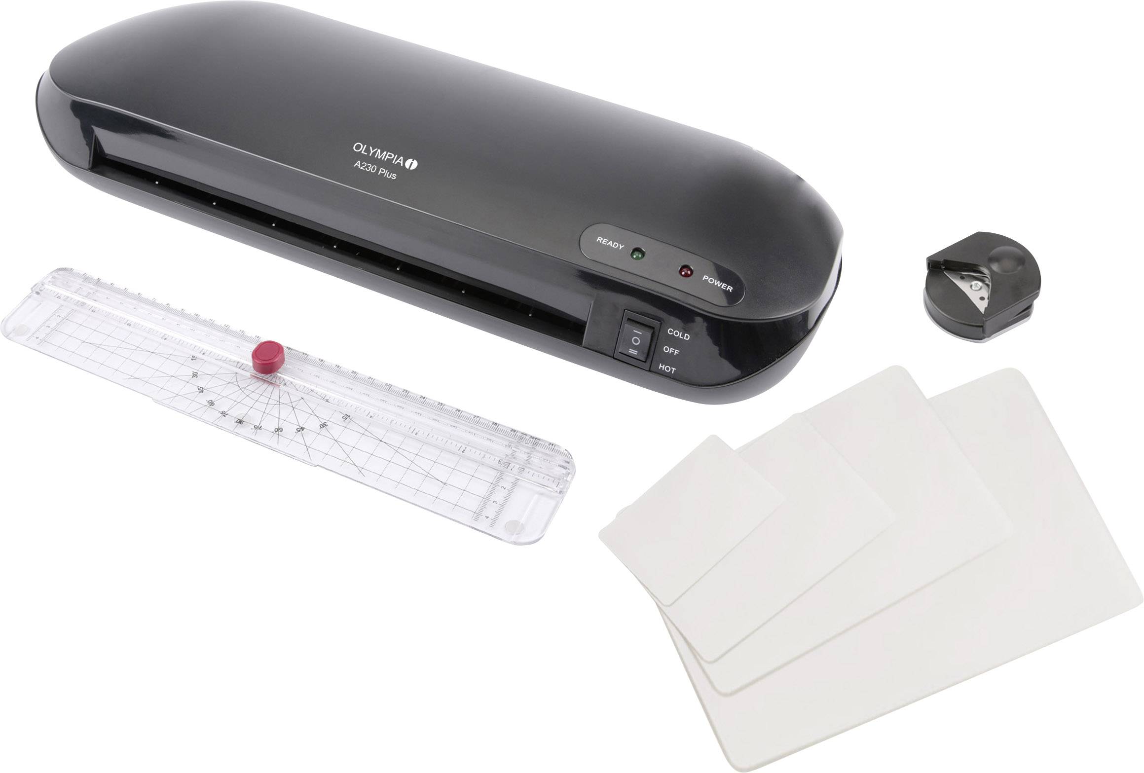 Olympia Laminator kit A 230 Plus 3129 A4, A5, A6, A7, A8, Business cards