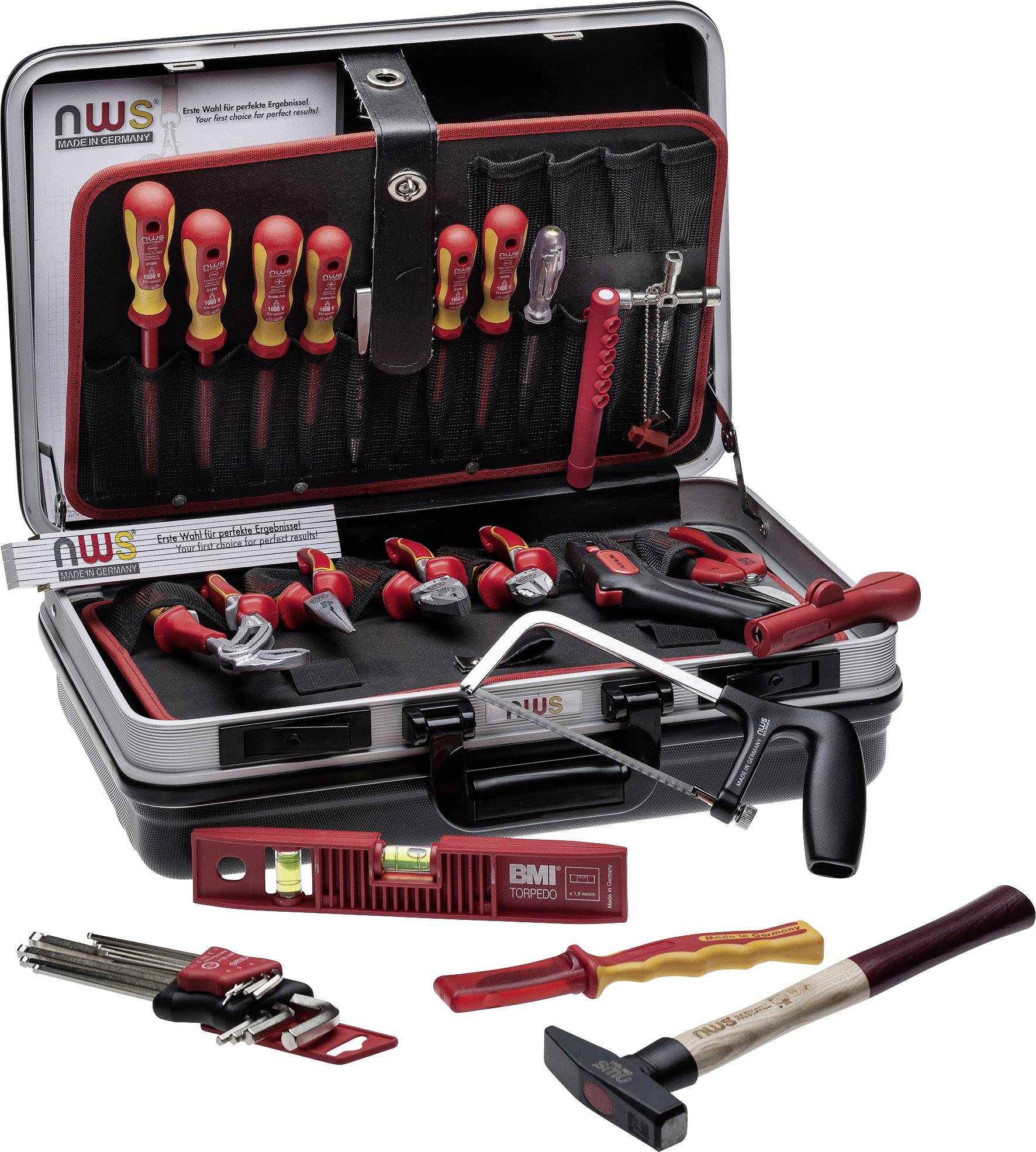 NWS 321K-24 Electrical contractor Tool box (+ tools) 24-piece (L x W x H) 470 x 360 x 180 mm