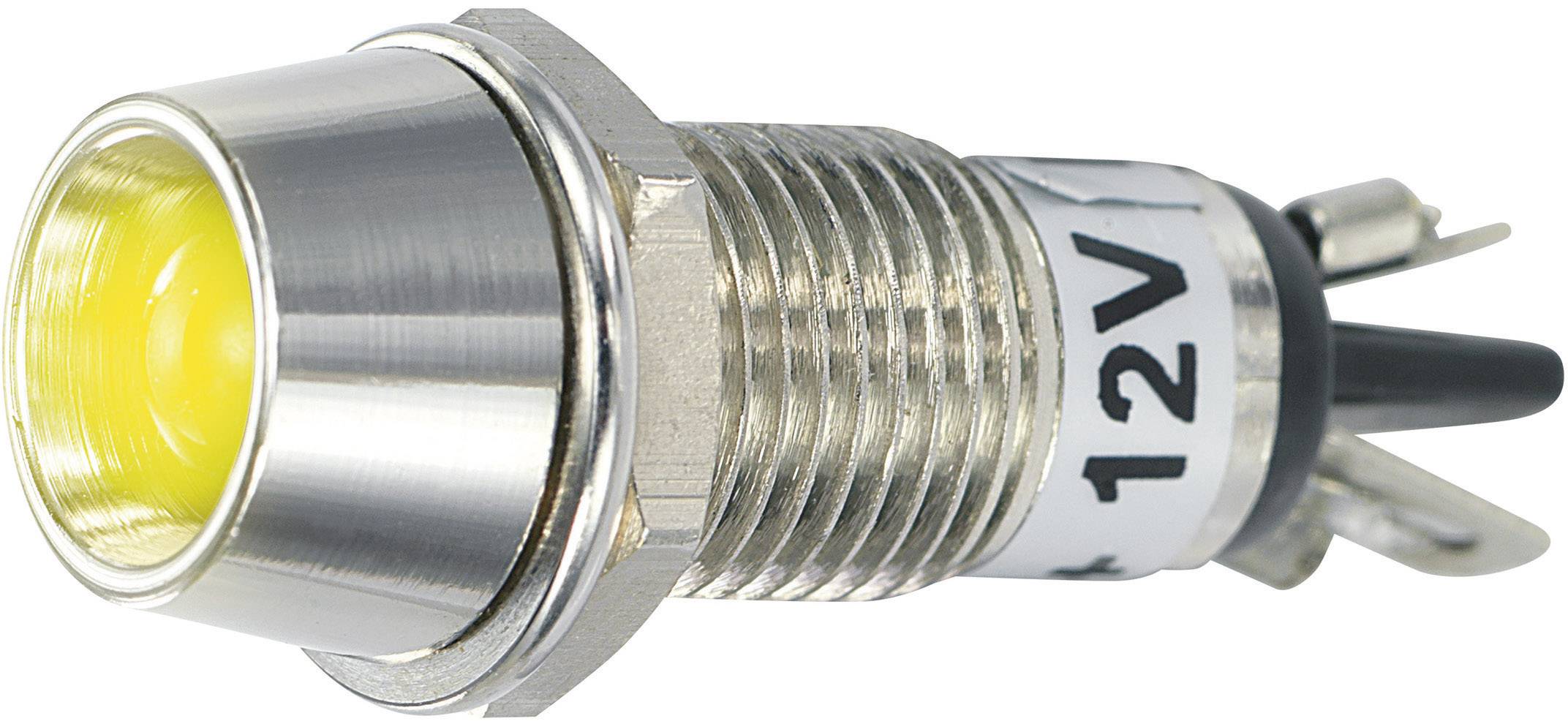 TRU COMPONENTS TC-R9-115L 12 V YELLOW LED indicator light Yellow 12 V DC