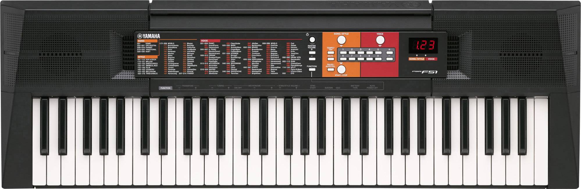 yamaha psr f57 keyboard