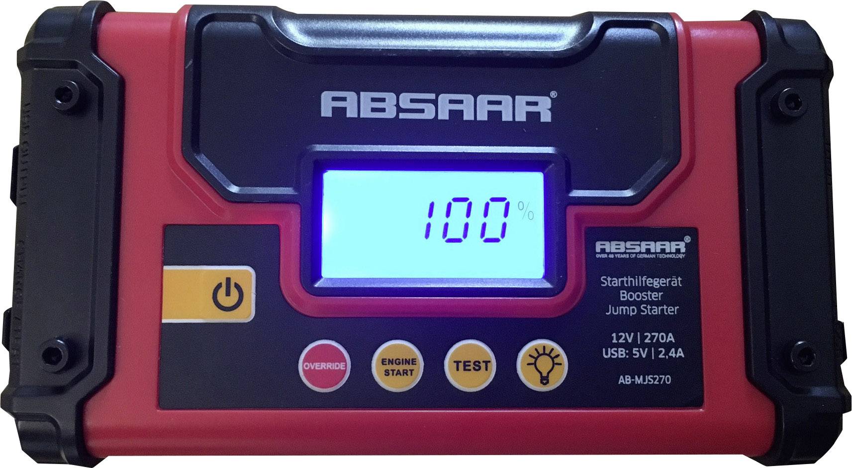 Absaar Quick start system Absaar ABMJS270 Jump start current (12 V