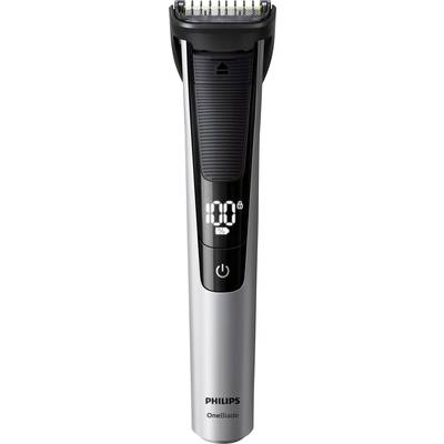 Philips OneBlade Pro Beard trimmer Washable Silver, Black