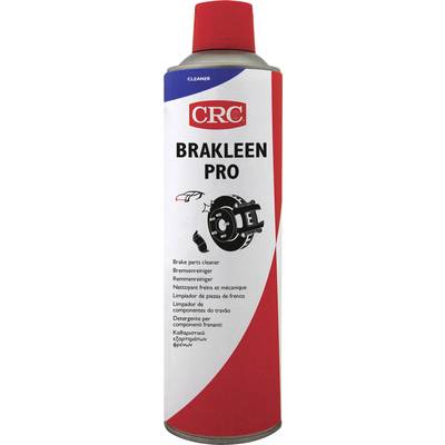 A spray can label with the text 'Brakleen Pro', illustrated with a brakes image. It is a cleaner for brake parts.