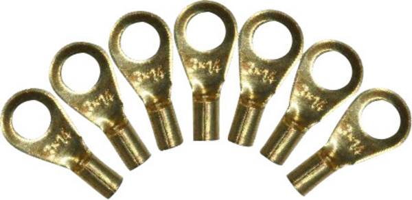 BELI-BECO 142/2 Cable lug Contact surface Brass 100 pc(s) (Ø x L) 3 mm x 12 mm