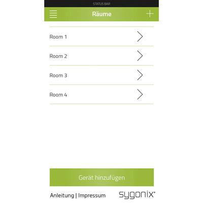 Sygonix 700100417 HT100 BT Wireless thermostat head electronical 8 up to 28 °C-5