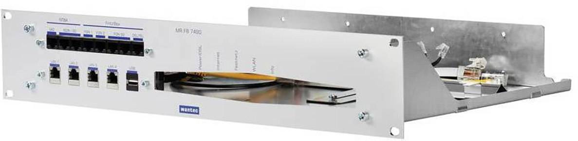 wantec 99595 19 inch Server rack cabinet shelf 2 U Multicolour-0