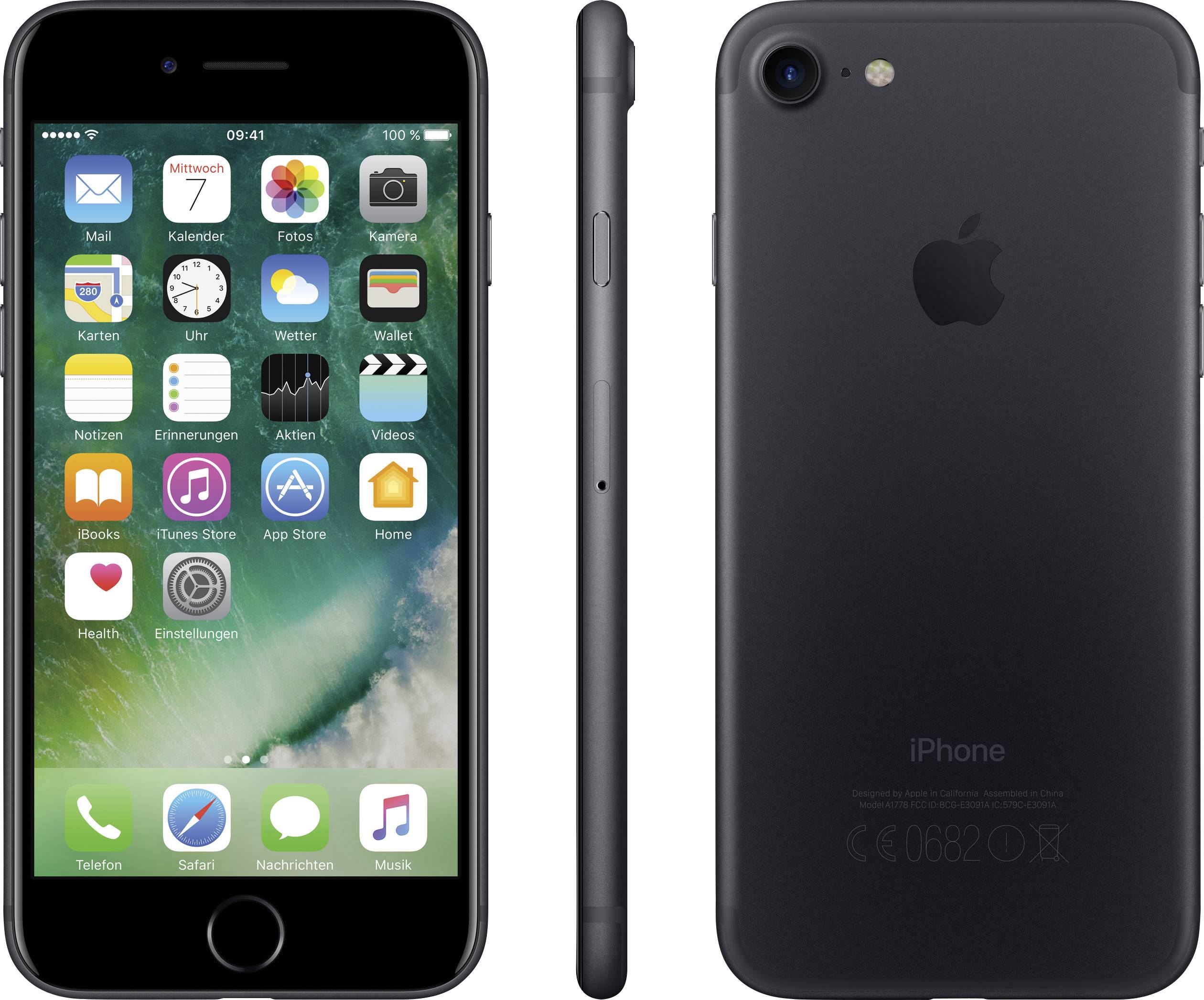 Apple iPhone 7 iPhone 128 GB 4.7 inch (11.9 cm) iOS 10 12 MP Black