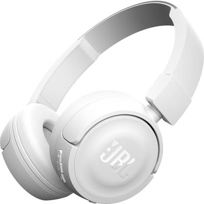 JBL T450BT   On-ear headphones Bluetooth® (1075101)  White  Foldable, Headset, Battery indicator