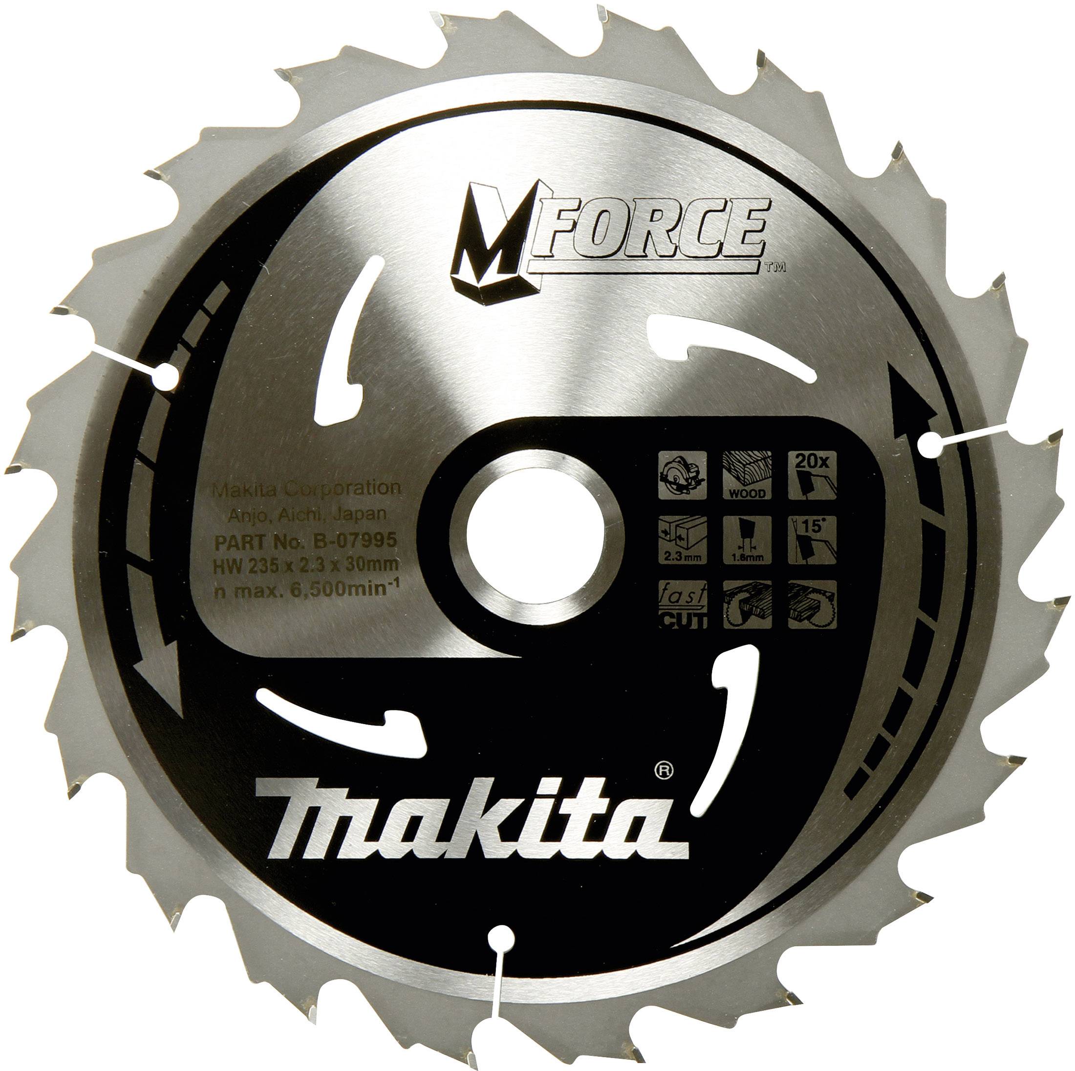 Sig til side kandidatgrad akse Makita M-FORCE B-32007 Circular saw blade 165 x 20 x 2 mm Number of cogs:  24 1 pc(s) | Conrad.com