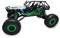 Remote-controlled off-road vehicle with large, green wheels and a black and green bodywork. A robust design for off-road adventures.