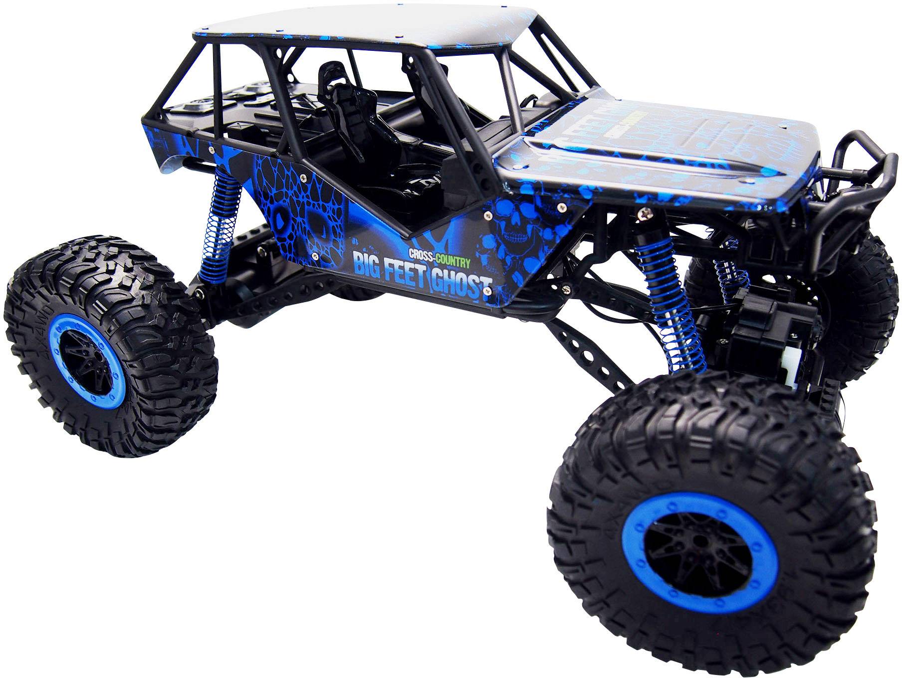 Amewi 22218 Crazy Crawler 1:10 RC model car for beginners Electric Crawler 4WD Incl. batteries and charger