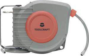 TOOLCRAFT TC-AHR 9 Air hose recoiler 9 m 7 bar Wall mount