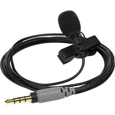 Clip Mobile phone microphone RODE Microphones SmartLav+ Transfer type (details):Corded incl. clip, incl. pop filter