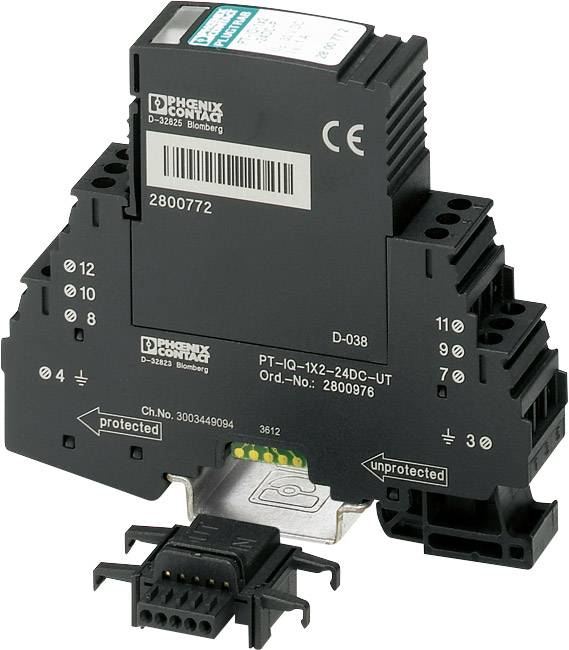 Phoenix Contact 2800995 PT-IQ-3-HF+F-12DC-UT Switchboard surge protection Surge protection for: Switchboards 10 kA 1 pc(s)