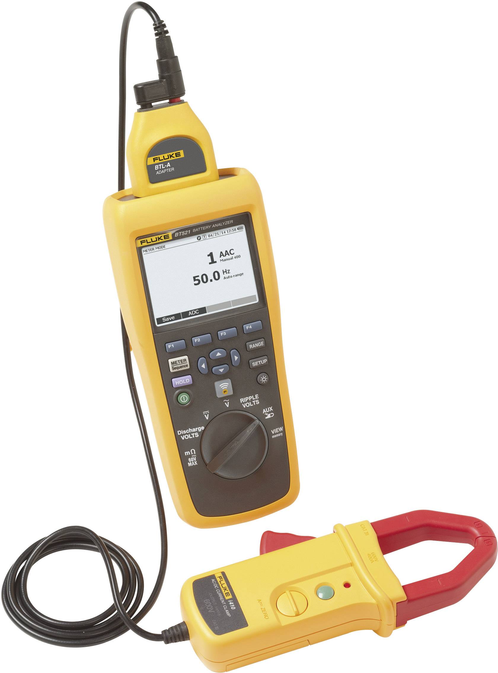 Fluke VRLA tester BT521 Reading range (battery testers)
