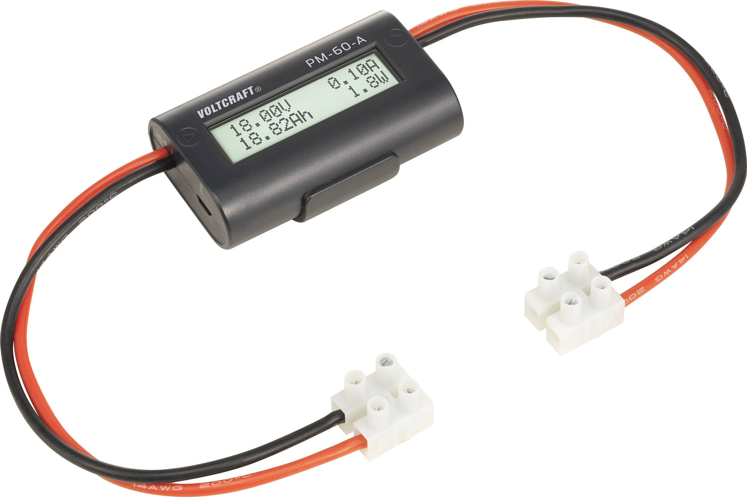 VOLTCRAFT PM-60-A Digital rack-mount meter Voltage: 5.00 - 60.00 V/DC, 0.00 - 60.00 V/DC (with external power supply) · -2