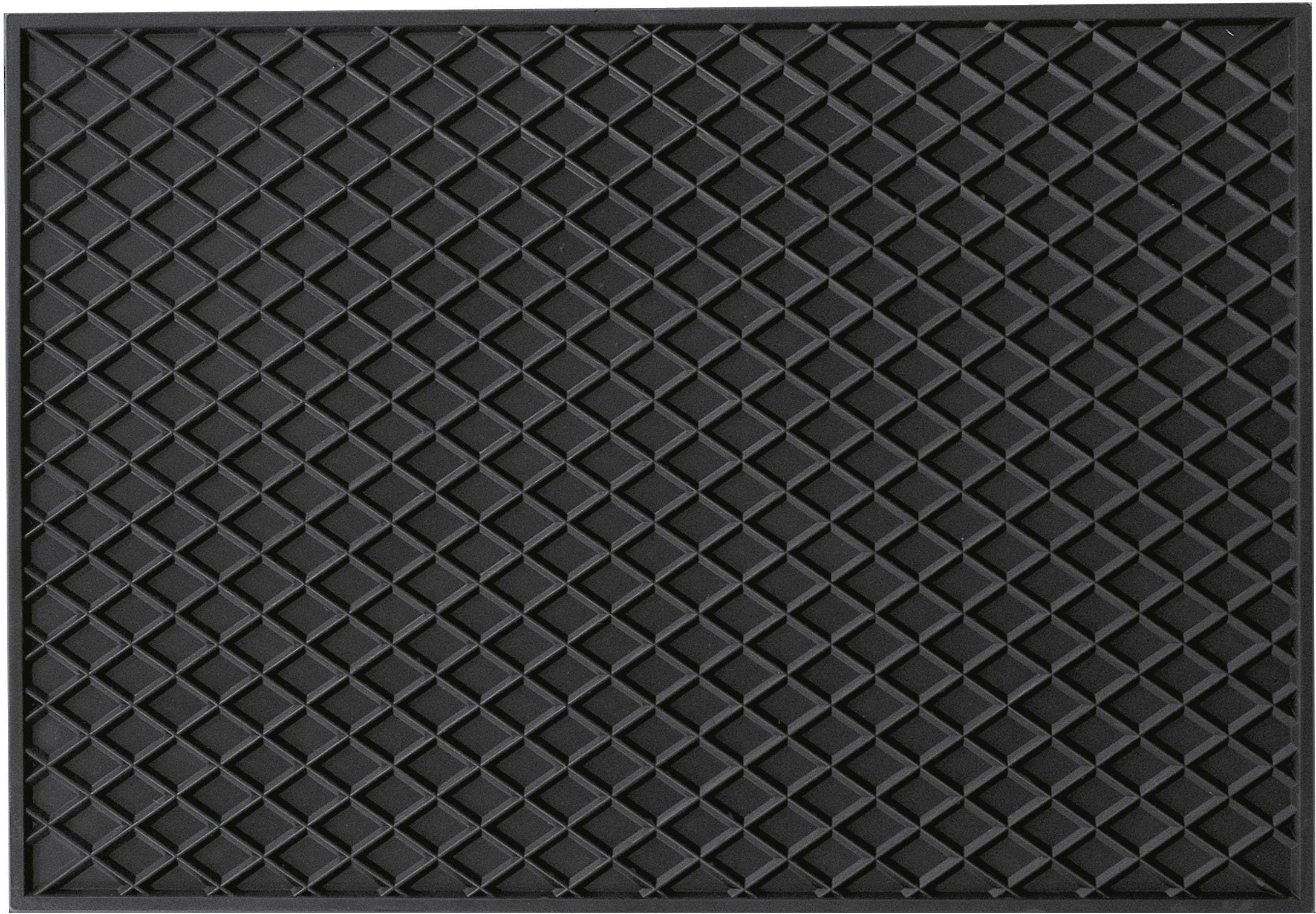 HP Autozubehoer 16537 Car floor mat (universal) Rubber (natural) (L x W x H) 530 x 370 x 10 mm Black