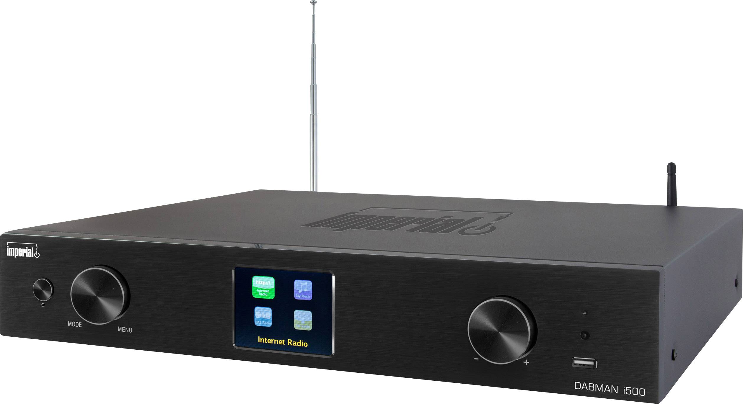 Imperial DABMAN i500 Hi-Fi internet radio tuner Black DAB+, Internet radio  , USB, Wi-Fi 